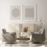 Circle Illusion - high-quality limited edition art print poster by - Maison Charlot