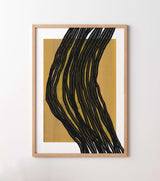 Crossing The Line - high-quality limited edition art print poster by - Maison Charlot