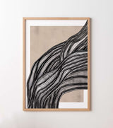Crossing The Line n ° 2 - high-quality limited edition art print poster by - Maison Charlot