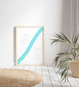 Go Around - high-quality limited edition art print poster by - Maison Charlot