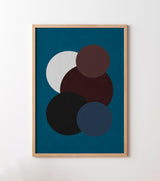 Les Orbes n°2 - high-quality limited edition art print poster by - Maison Charlot