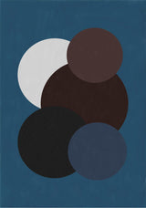 Les Orbes n°2 - high-quality limited edition art print poster by - Maison Charlot