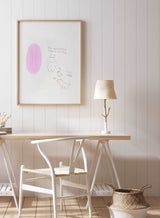 Pink Thing - high-quality limited edition art print poster by - Maison Charlot