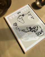 Sous le Soleil - high-quality limited edition art print poster by - Maison Charlot