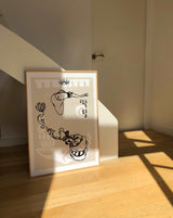 Sous le Soleil - high-quality limited edition art print poster by - Maison Charlot