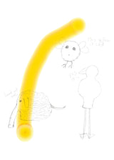 Yellow Is Cool - high-quality limited edition art print poster by - Maison Charlot