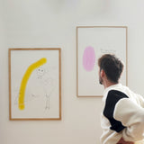 Yellow Is Cool - high-quality limited edition art print poster by - Maison Charlot