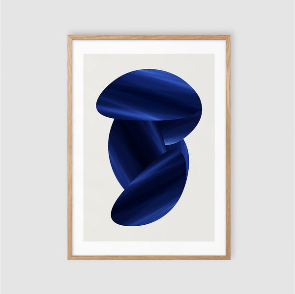 Blue Velvet N°2 - high - quality limited edition art print poster by - Maison Charlot