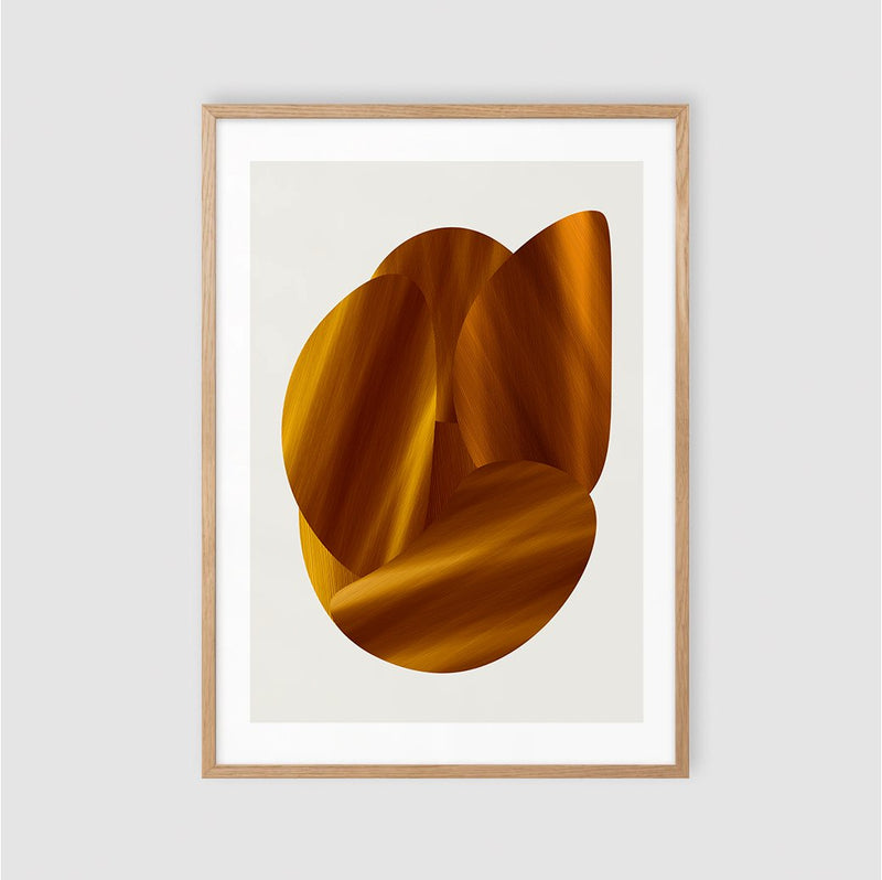 Golden Velvet N°2 - high - quality limited edition art print poster by - Maison Charlot