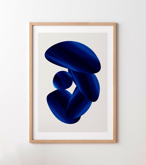 Blue Velvet - high-quality limited edition art print poster by - Maison Charlot