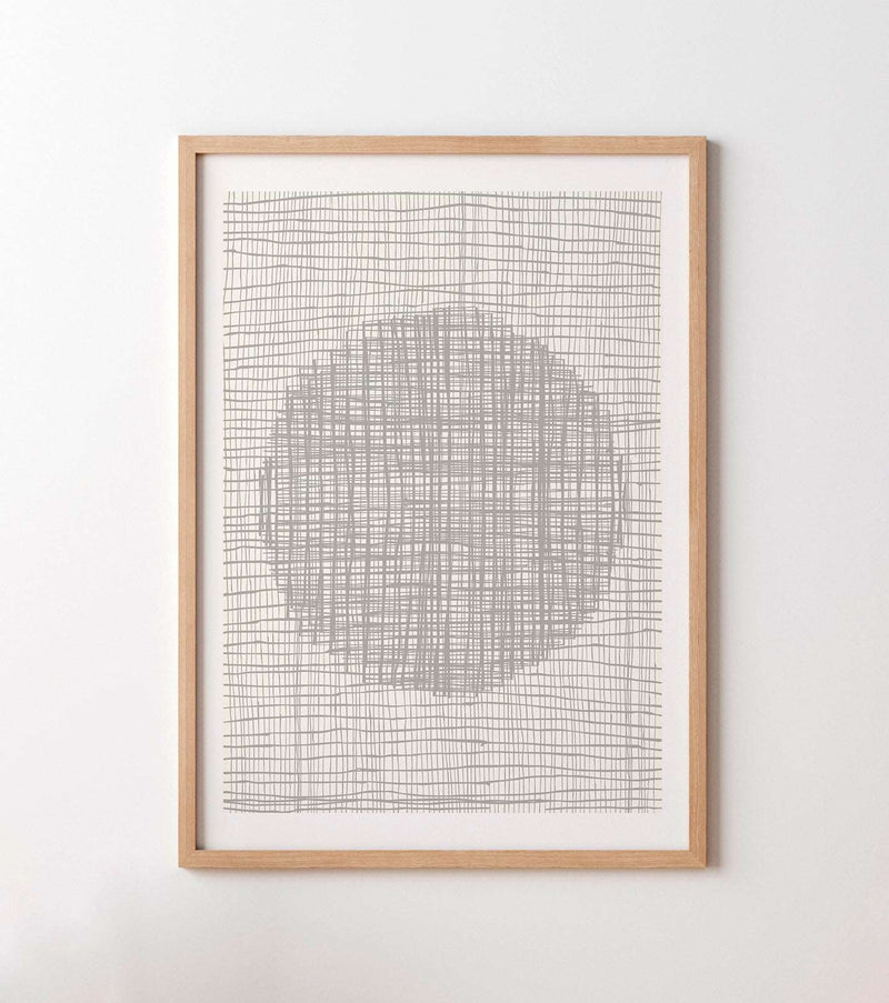 Circle Illusion - high-quality limited edition art print poster by - Maison Charlot