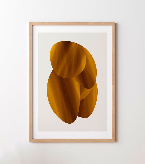 Golden Velvet - high-quality limited edition art print poster by - Maison Charlot