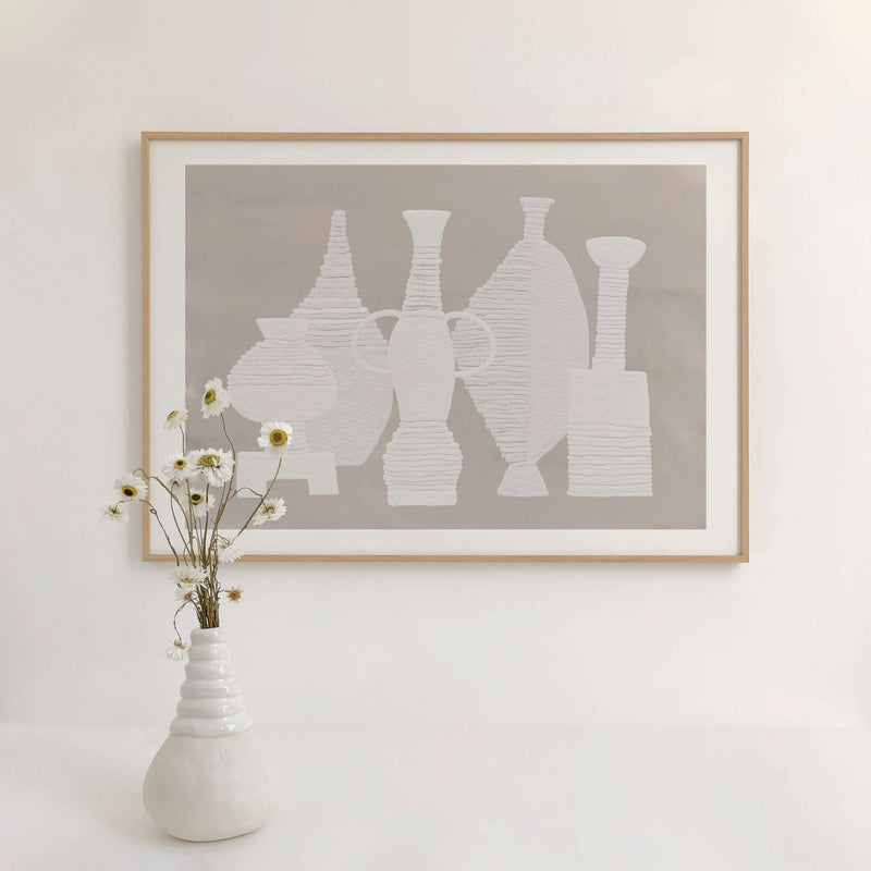 Les Structures - high-quality limited edition art print poster by - Maison Charlot