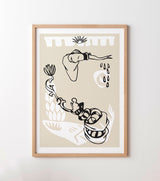 Sous le Soleil - high-quality limited edition art print poster by - Maison Charlot