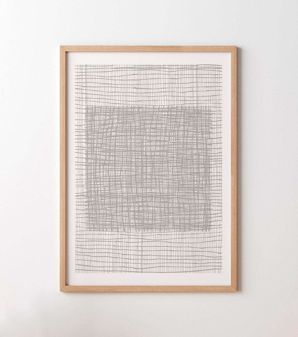Square Illusion - high-quality limited edition art print poster by - Maison Charlot