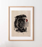 Visage - high-quality limited edition art print poster by - Maison Charlot